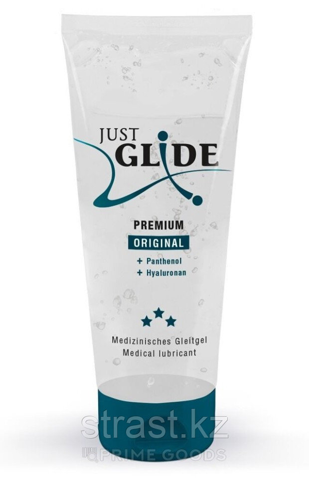 Гель-смазка анальная JUST GLIDE PREMIUM ANAL с гиалуроновой кислотой и пантенолом 50 мл.
