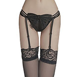 Комплект Letrista (пояс с пажиками+стринги+чулки), фото 2