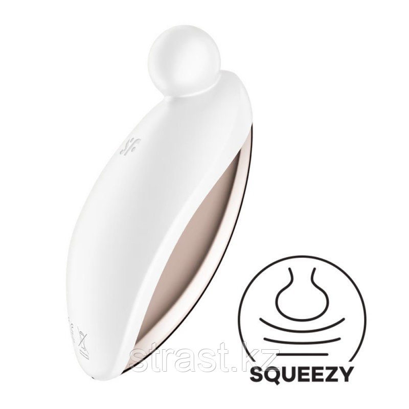 КЛИТОРАЛЬНЫЙ СТИМУЛЯТОР С ВИБРАЦИЕЙ SATISFYER SPOT ON 2 (БЕЛЫЙ)