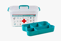 Аптечка "Домашний доктор", контейнер для аптечки 6,5 литров с вкладышем 80903 (003)