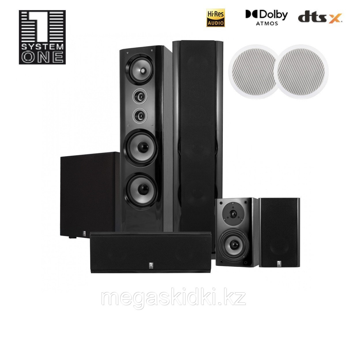 Комплект акустики для домашнего кинотеатра 7.1 System One SF (Швеция)