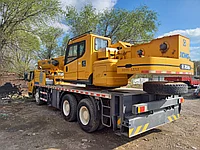 Долгосрочная аренда автокрана XCMG K5 25 тонн, вылет стрелы 41м и Автовышка ISUZU АГП 23