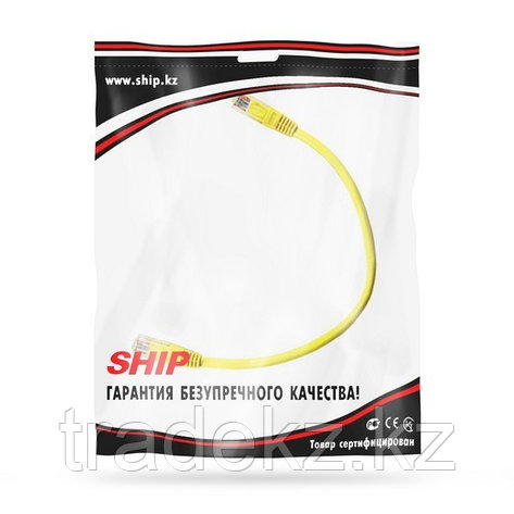 Патч сым SHIP Cat.5e UTP LSZH RJ-45 0.3 м S3025YL0030-P, фото 2