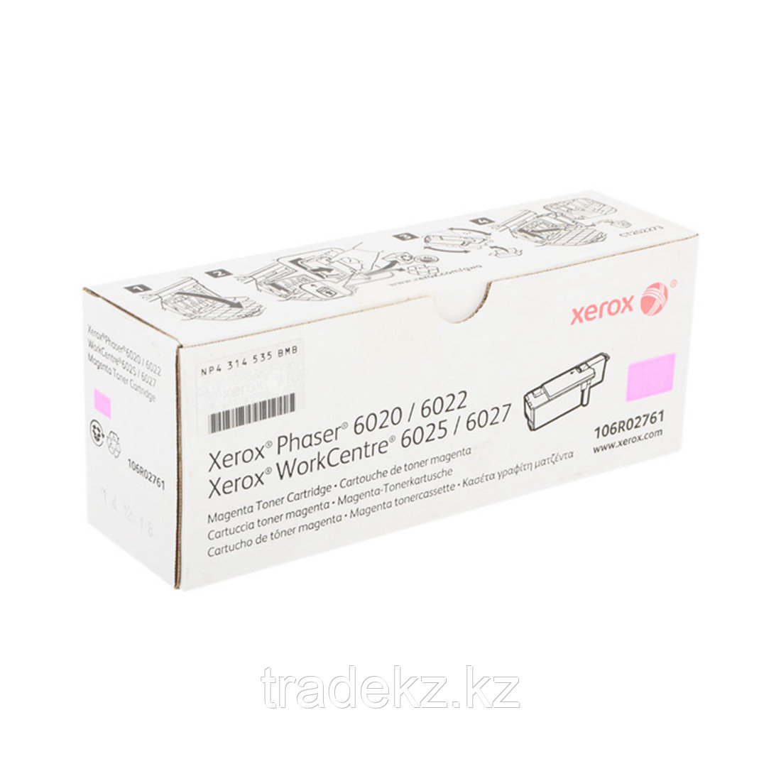 Тонер-картридж стандартной емкости Xerox 106R02761 (малиновый)