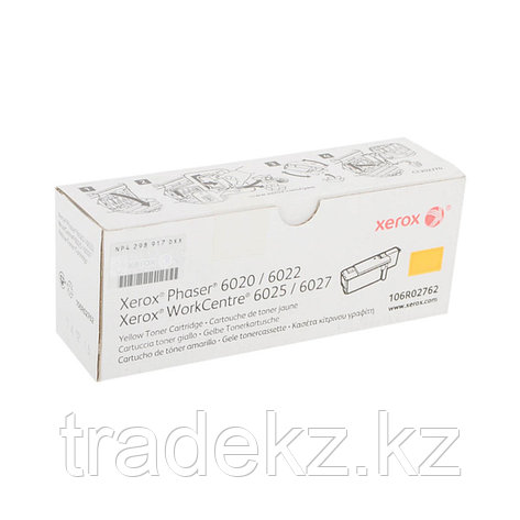 Тонер-картридж стандартной емкости Xerox 106R02762 (жёлтый), фото 1