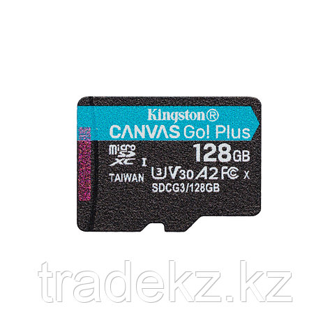 Карта памяти Kingston SDCG3/128GBSP A2 U3 V30 128GB без адаптера, фото 1