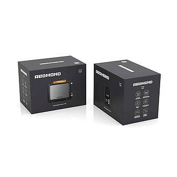 Тостер Redmond T901 Черный / хром, фото 4