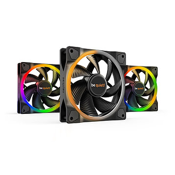 Вентилятор для компьютерного корпуса Bequiet! Light Wings 120mm PWM ARGB Triple Pack, фото 1