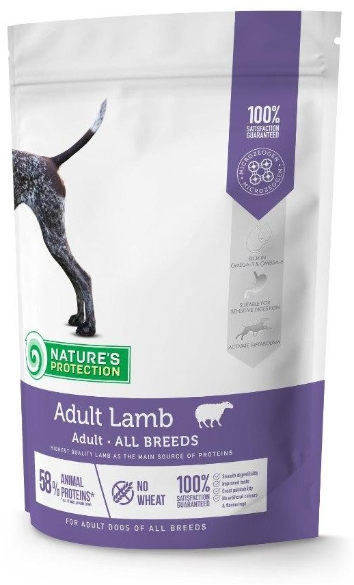 Корм для собак Nature's Protection Adult All Breeds Lamb, 0.5 кг