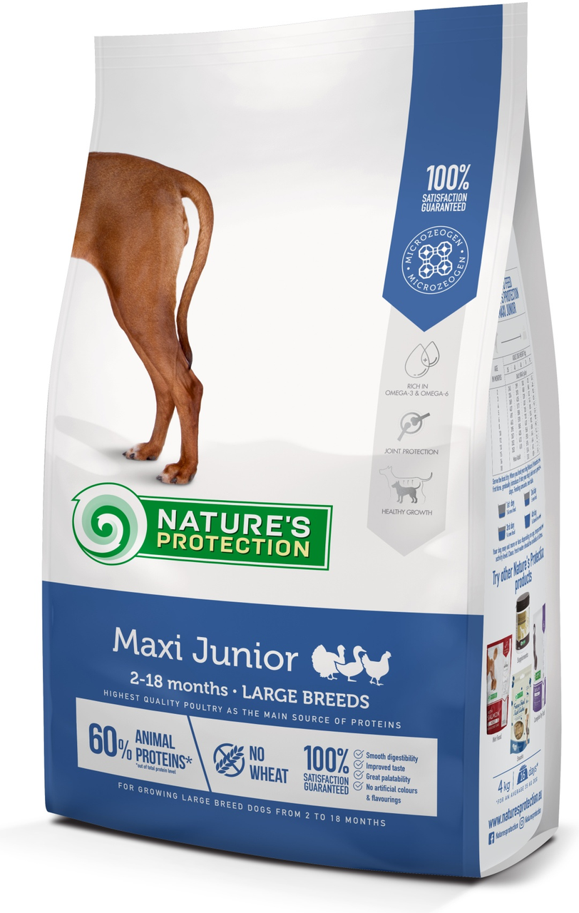 Корм для собак Nature's Protection Maxi Junior, 4 кг