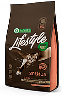 Корм для котят Nature's Protection Lifestyle Grain Free Salmon Kitten Лосось, 1.5 кг