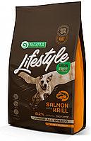 Корм для собак Nature's Protection Lifestyle Grain Free Junior Salmon with Krill, 1.5 кг
