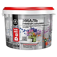 DALI Эмаль универсальная глянц. База А, RAL 9010, 0,9кг и 2,2 кг