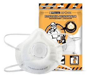 Респиратор пылезащитный с клапаном, FFP1, Fiberon ПРОФИ