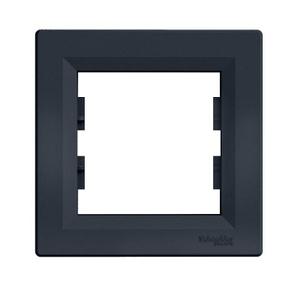 Asfora рамка, 1-постовая, АНТРАЦИТ