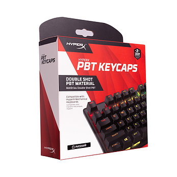 Набор кнопок на клавиатуру HyperX PBT Keycaps Full Key Set (Black) 519P1AA#ACB, фото 3
