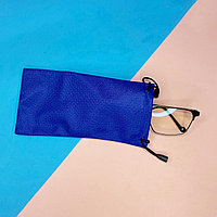 Чехол мешок для очков синий