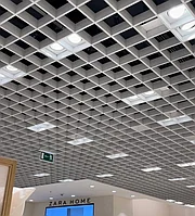 Подвесной ячеистый потолок Грильято