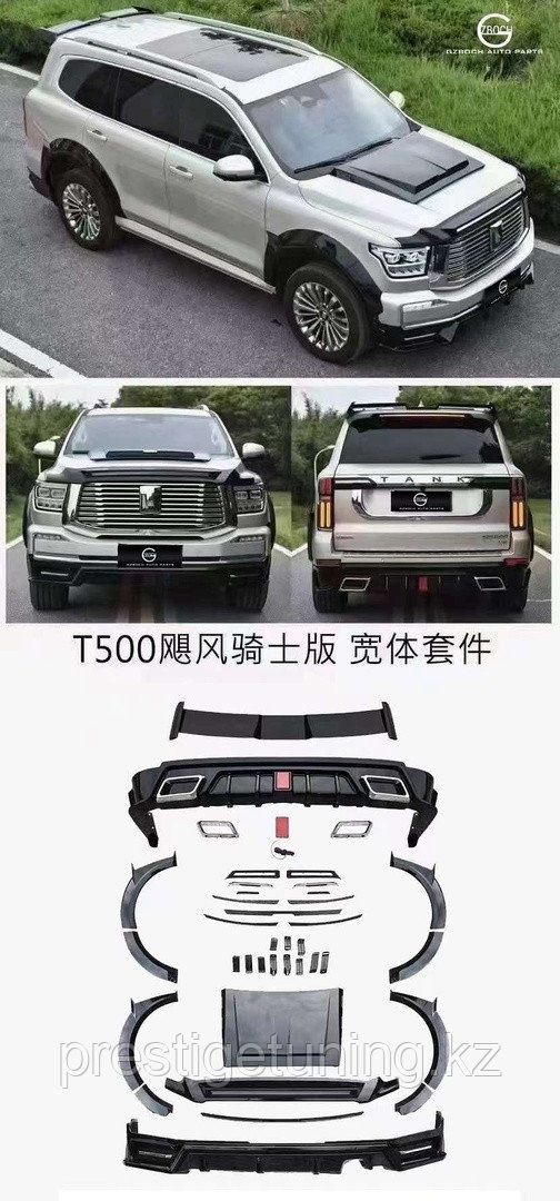 Аэродинамический обвес на Tank 500 2021-23 дизайн SPORT