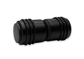 Ручка кноб Milano с резиновым торцом | FGD-288 BR/Black | Черная