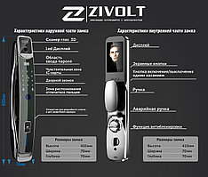 Электронный биометрический замок ZIVOLT GUARDI