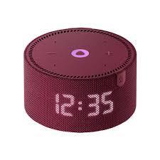 Яндекс.Станция Мини Плюс Красная YNDX-00020 с часами (Умная колонка с голосовым помощником)