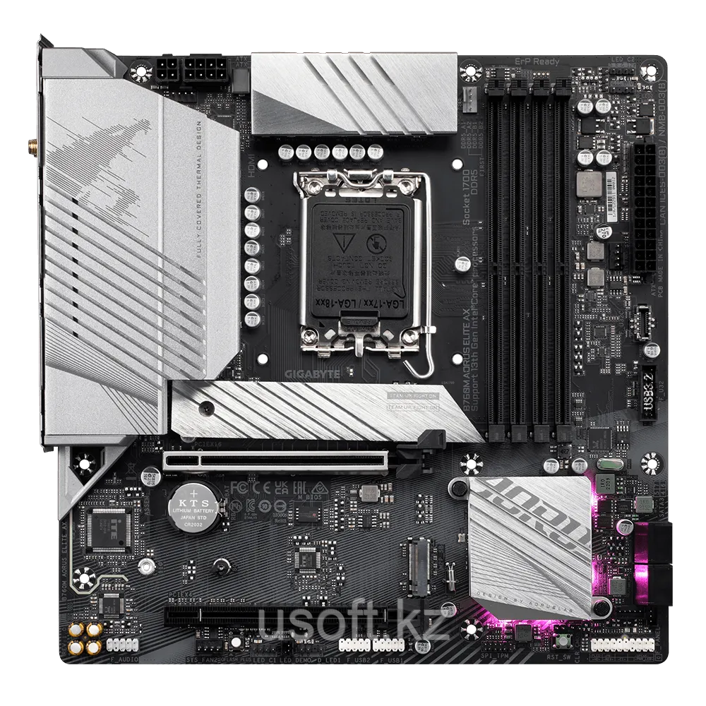 Материнская плата Gigabyte B760M AORUS ELITE AX, фото 1