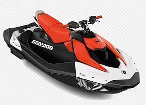 Гидроцикл  SEA-DOO SPARK TRIXX 90 1-МЕСТ. КРАСНО-БЕЛЫЙ 2024