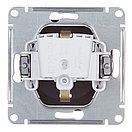 Розетка 1-м СП AtlasDesign 16А IP20 с заземл. механизм карбон SE, фото 3