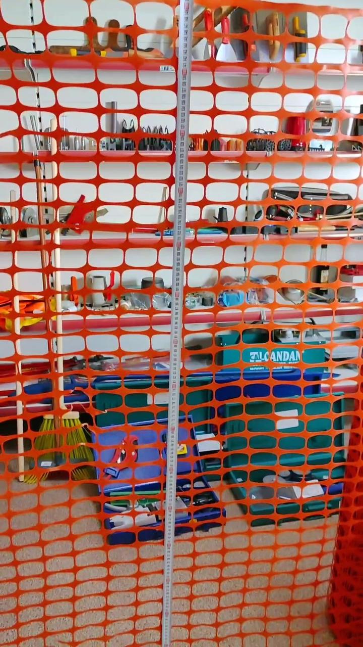 Сетка для ограждения 1,5х50 м. 140 гр. (Барьерная оградительная сигнальная сетка)