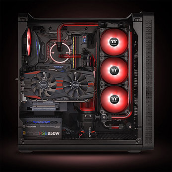 Кулер для компьютерного корпуса Thermaltake Pure A14 LED Red (Single Fan Pack), фото 4