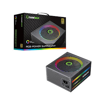 Блок питания Gamemax RGB-1050 PRO 5.1 BK Gold, фото 3