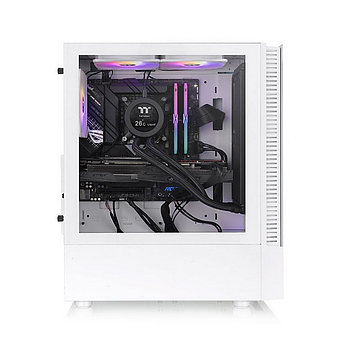 Компьютерный корпус Thermaltake View 200 TG Snow ARGB без Б/П, фото 4