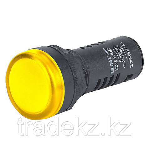 Индикатор CHINT ND16-22D/2 желтый AC/DC230В, фото 1
