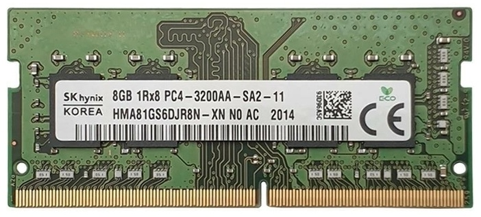 SO-DIMM DDR4 8Gb 3200Mhz Hynix HMA81GS6DJR8N-XN, фото 1