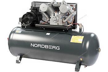 Компрессор поршневой с ременной передачей 380В, ресив. 500л, 1400л/мин NORDBERG NCP500/1400-16