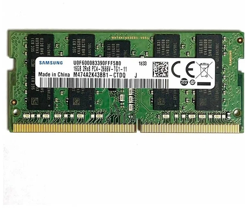 SO-DIMM DDR4 8Gb 2666Mhz Samsung M474A1K43DB1-CTDQ ECC, фото 1