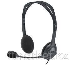 LOGITECH H111 Corded Stereo Headset - BLACK - 3.5 MM, фото 1