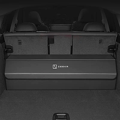 Былғарыдан жасалған жиналмалы органайзер, Zeekr жүксалғышындағы жәшік, қара түсті