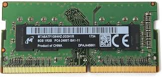 SO-DIMM DDR4 8Gb 2400Mhz Micron MTA8ATF1G64HZ-2G3H1R