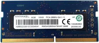 SO-DIMM DDR4 8Gb 2666Mhz RamAxel RMSA3260NA78HAF-2666