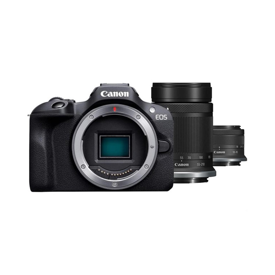 Цифровой фотоаппарат CANON EOS R100 + RF-S 18-45 mm IS STM + RF-S 55-210 mm IS STM 2-020781-TOP 6052C036