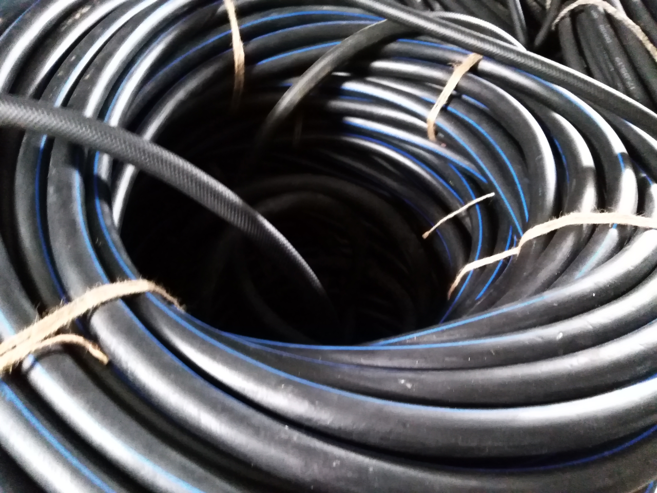 Рукав кислородный 9,0 мм черный с синей полосой (Беларусь)