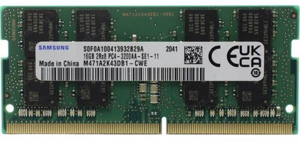 SO-DIMM DDR4 16Gb 3200Mhz Samsung M471A2K43DB1-CWE, фото 1