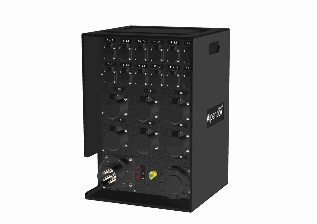 1170124 Black Распределительное устройство AlpenBox System 125Ампер