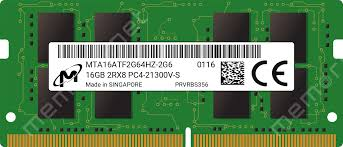 SO-DIMM DDR4 16Gb 2666MHz Hynix MTA16ATF2G64HZ-2G6H1, фото 1