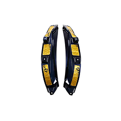 Комплект защиты задних колесных арок Zeekr 001, 2 шт. Белого цвета