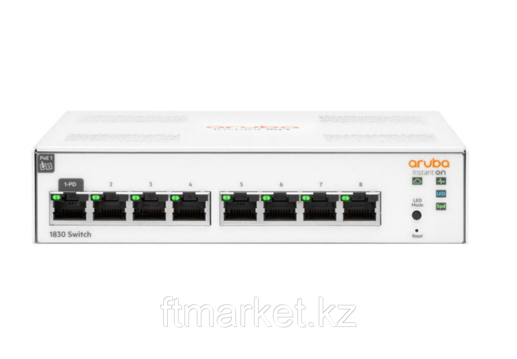 Коммутатор HPE Aruba Instant On 1830 8G Switch (JL810A#ABB) - фото 1 - id-p116416301