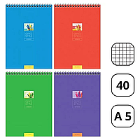 Блокнот ArtSpace "Моноколор. Office style" на спирали, А5, 40 листов в клетку