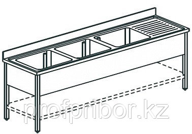 Ванна моечная Apach Chef Line L3S187-55RWSH
